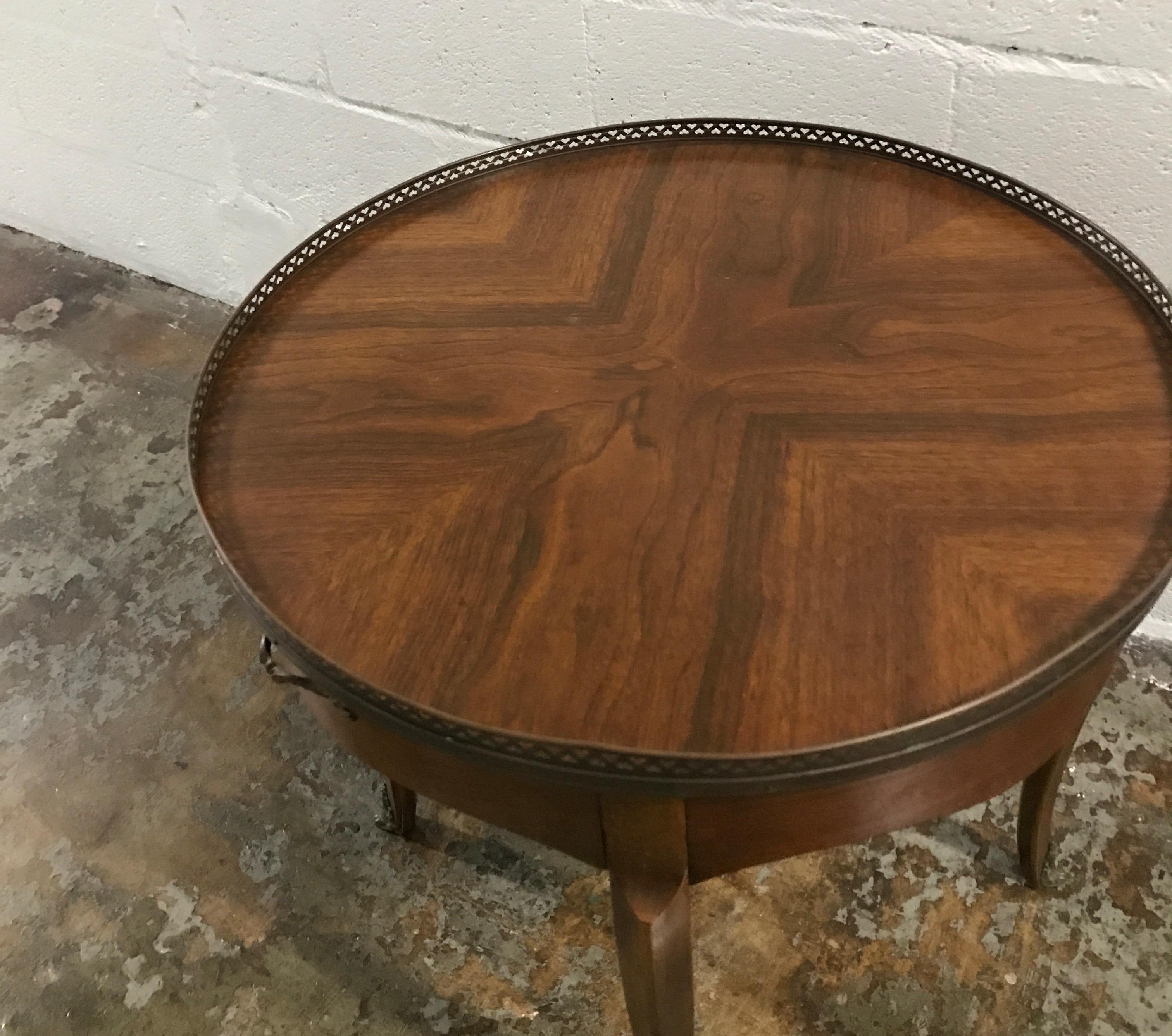American Bouillotte Table by Baker For Sale