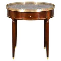 Bouillotte Table Louis XVI Style in Mahogany