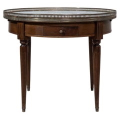 Bouillotte Table With Marble Top, France, 19th Century