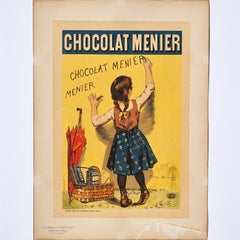 Bouisset “Chocolat Meier” Original Art Nouveau Poster, 1895