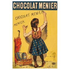 Bouisset “Chocolat Meier” Original Art Nouveau Poster, 1895