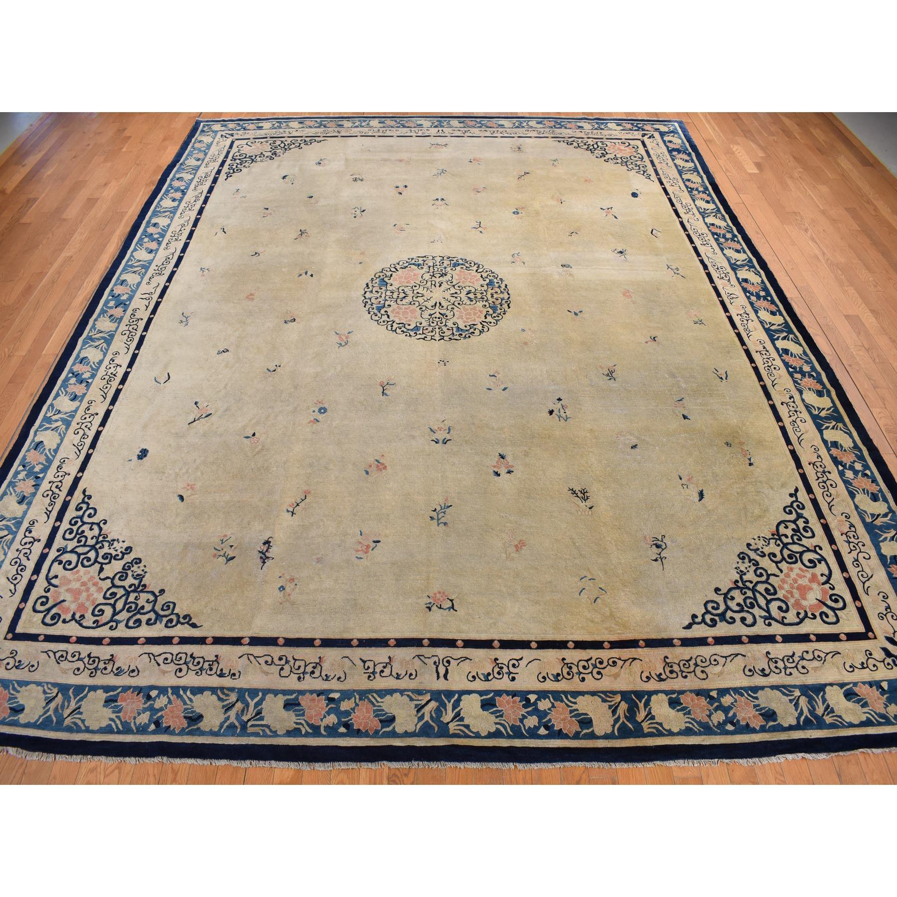 This fabulous Hand-Knotted carpet has been created and designed for extra strength and durability. This rug has been handcrafted for weeks in the traditional method that is used to make
Exact Rug Size in Feet and Inches : 12' x 14'1