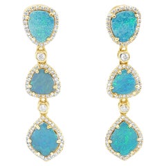 Diamond Dangle Earrings