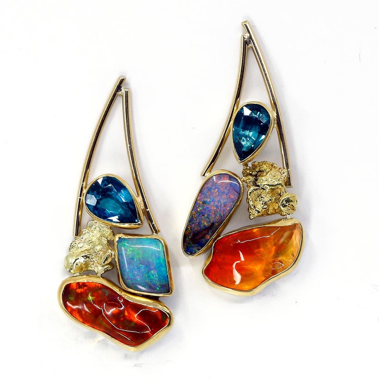Aster Apatite Sterling Silver Earrings Aster Apatite Sterling Silver Earrings