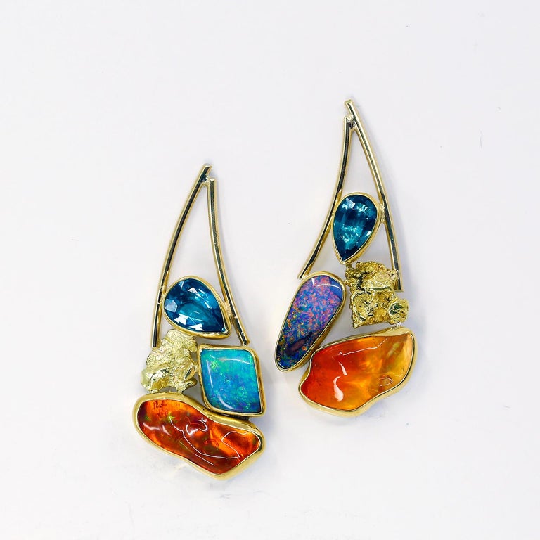 Aster Apatite Sterling Silver Earrings Aster Apatite Sterling Silver Earrings