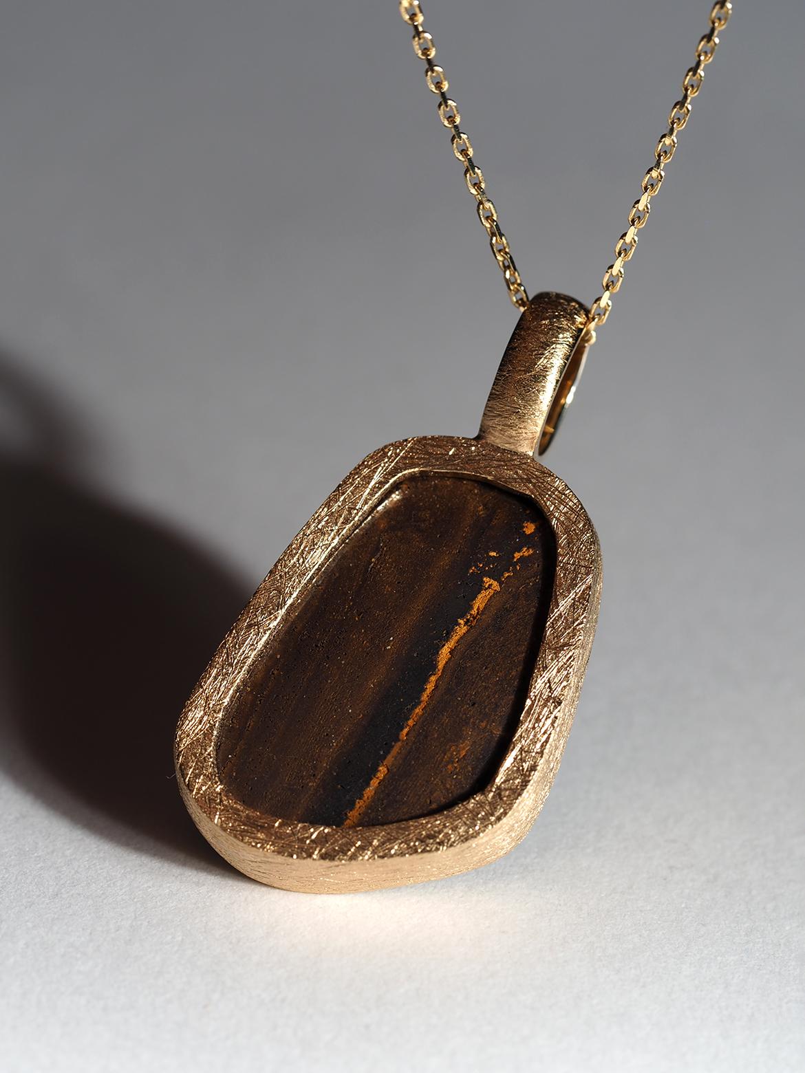 Boulder Opal Silver Collana Opale Australiano Verde Rosso Ciondolo Placcato Oro in vendita 1