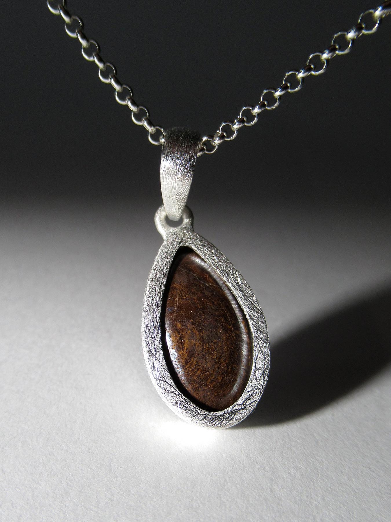 Collana in argento Boulder Opal In condizioni Nuovo in vendita a Berlin, DE