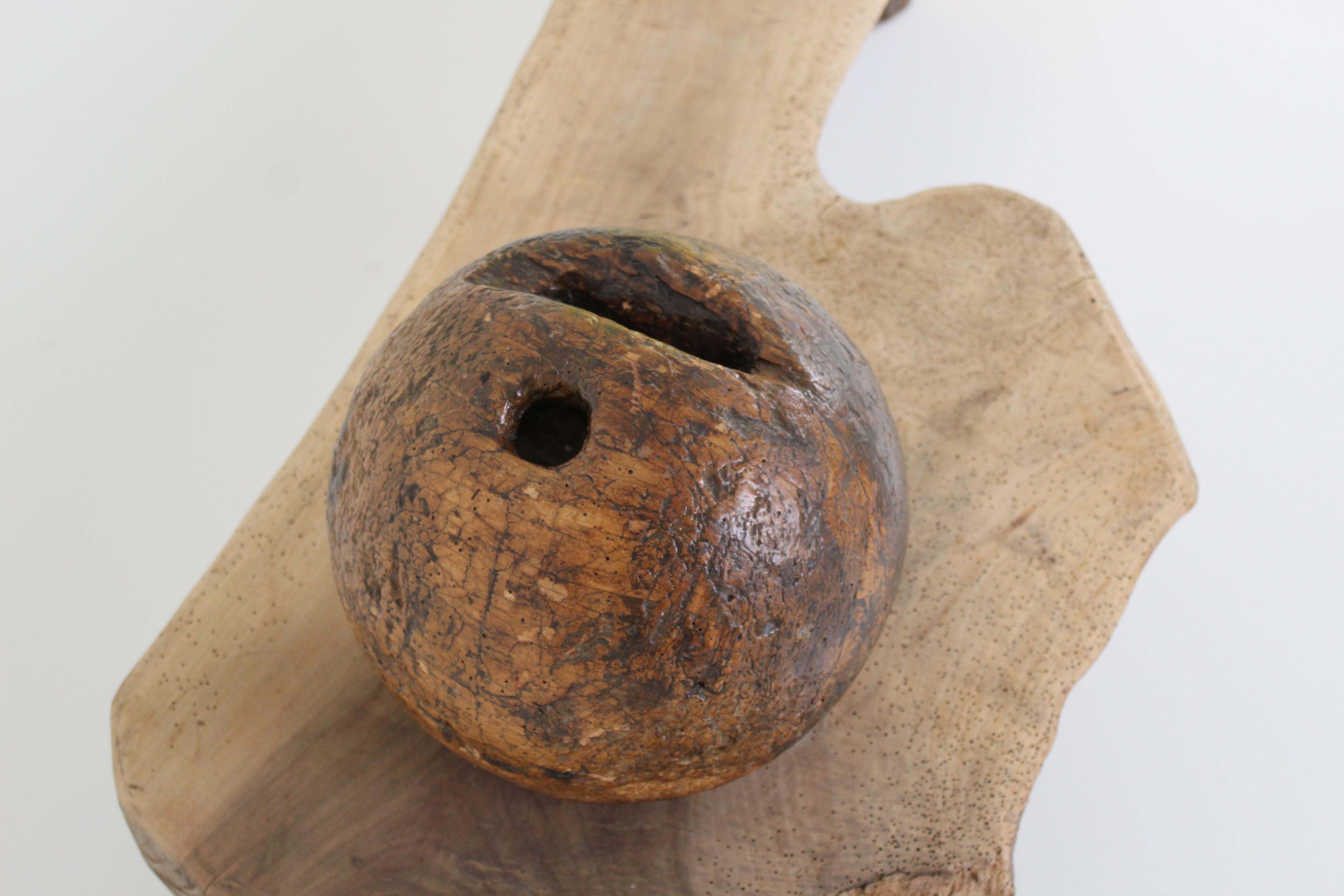 Palla da bocce in legno duro In condizioni buone in vendita a Diest, BE