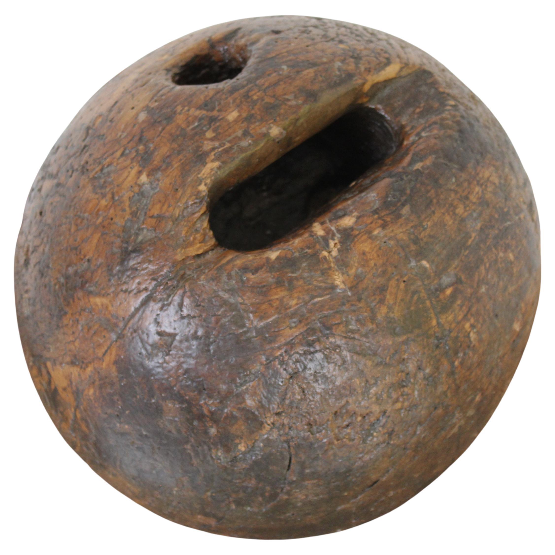 Boule ball hard wood