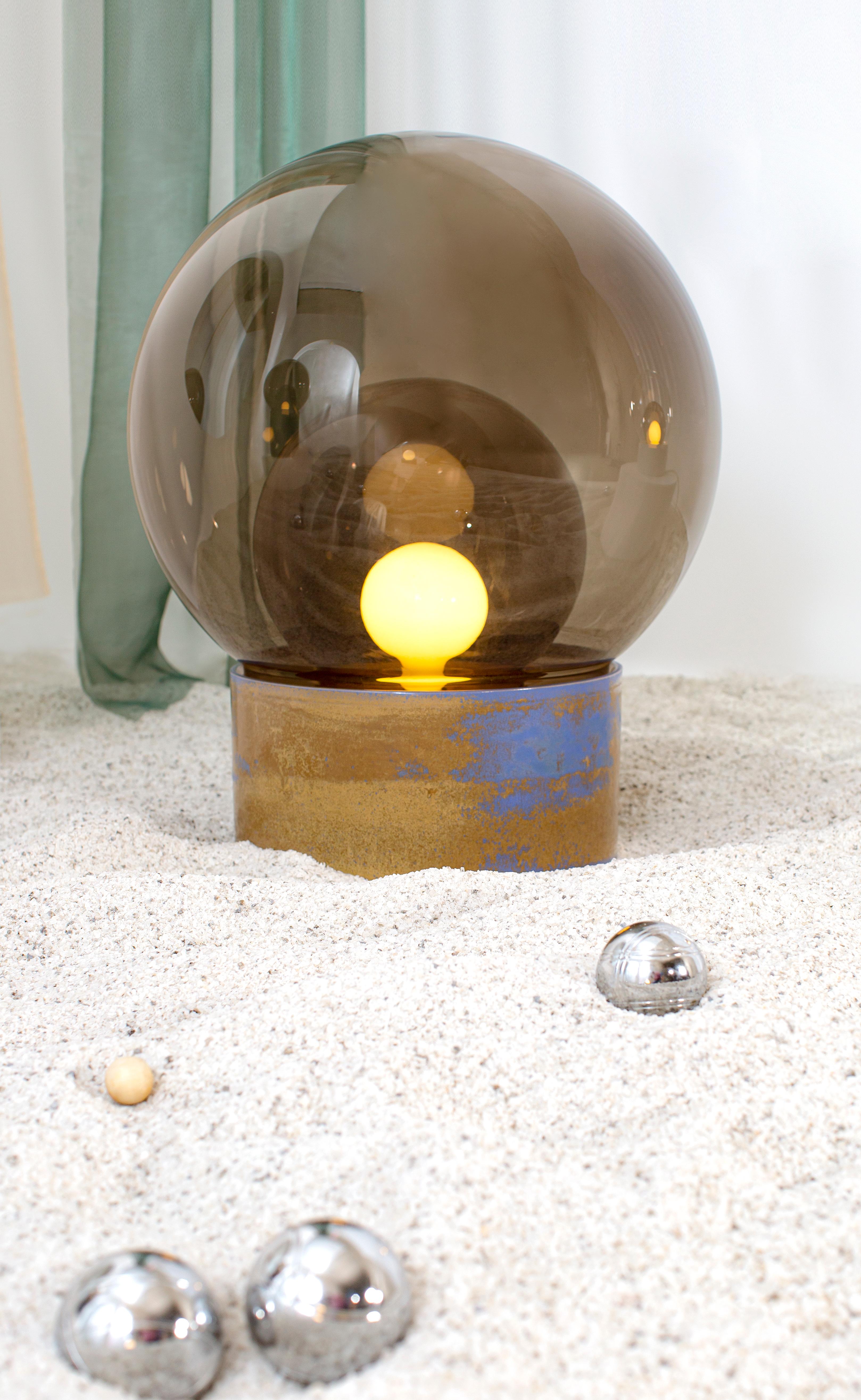 Boule Medium Transparent Opal White Floor Lamp by Pulpo 9
