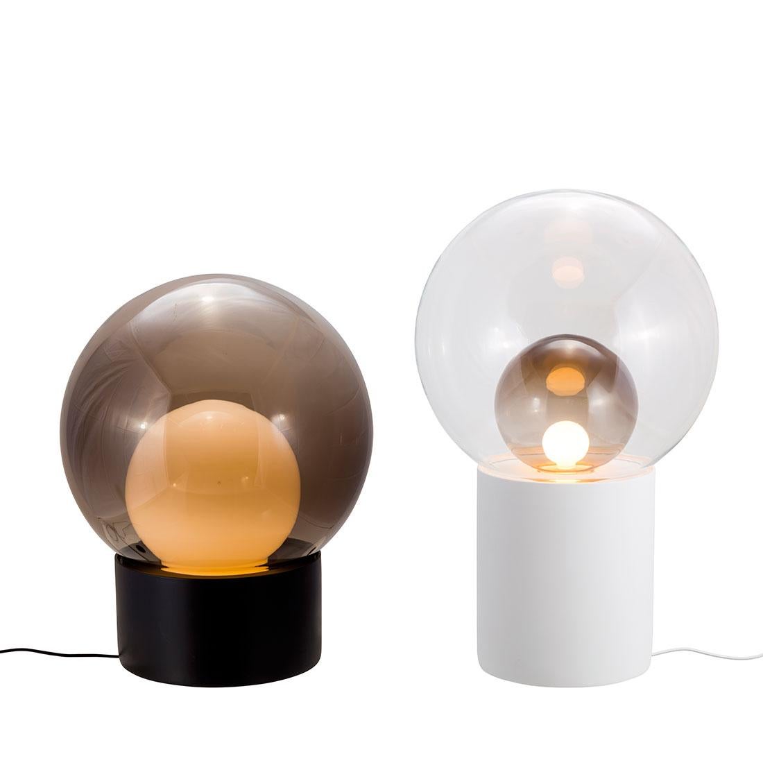 Boule, Table Light, Medium, Transparent, European, Black, Minimal, 21st Century In New Condition For Sale In Weil am Rhein, DE