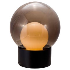 Boule, Table Light, Medium, Transparent, European, Black, Minimal, 21st Century