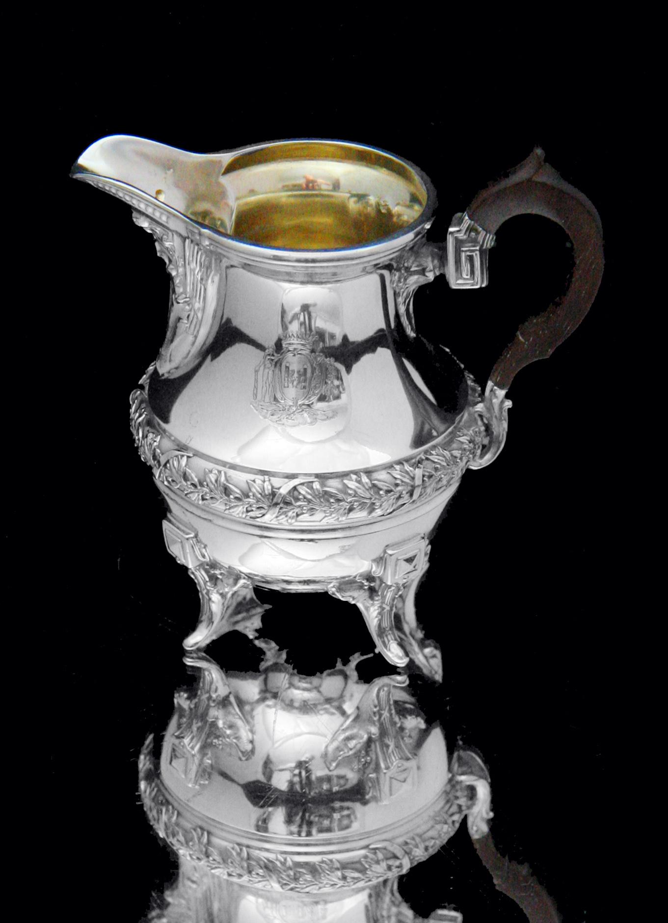 Boulenger - 8 pièces Service à thé Louis XVI, qualité musée en vente 9