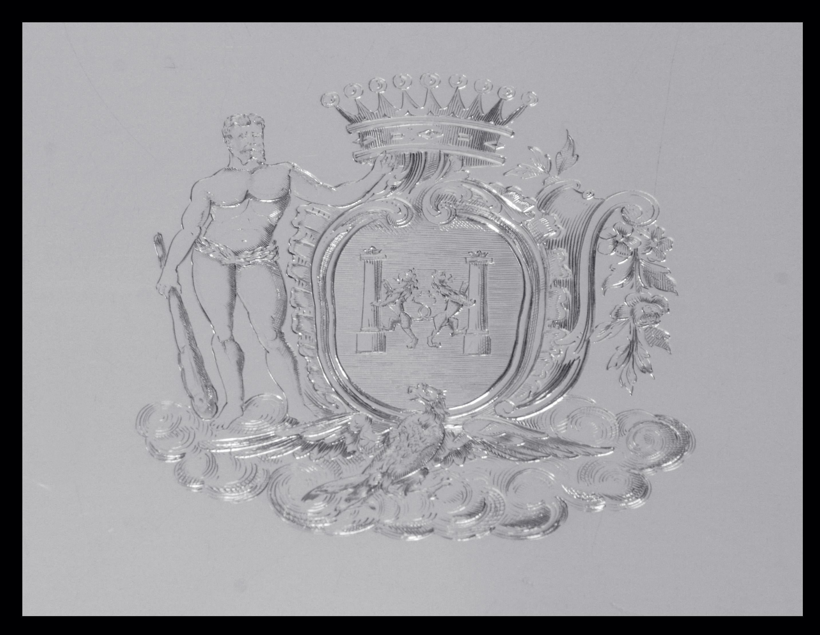 Boulenger - 8pc. Louis XVI, Silver Tea Set - Museum Quality ! For Sale 13