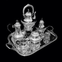 Boulenger - 8pc. Louis XVI, Silver Tea Set - Museum Quality !