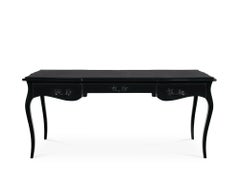 Boulevard II Desk - Hand-Crafted Mahogany, Metal, Wood & Leather - Boca do Lobo