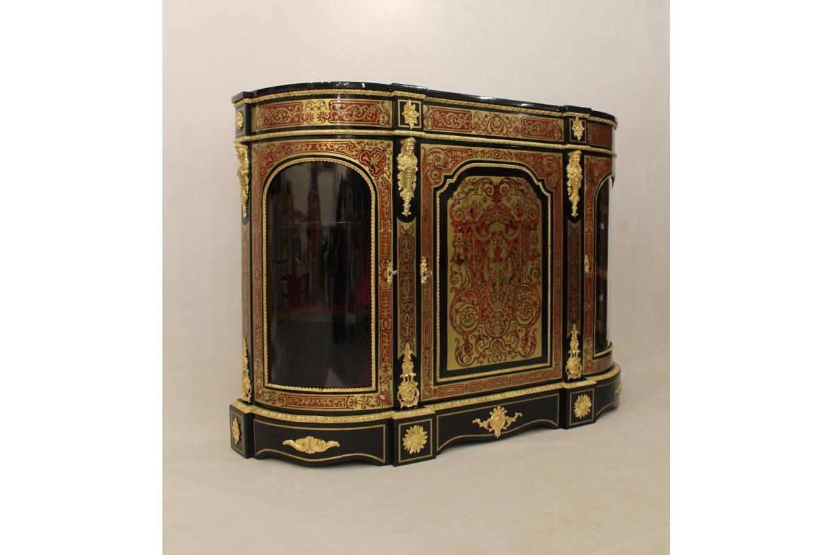 Milieu du XIXe siècle Cabinet Boulle, France, vers 1860. en vente