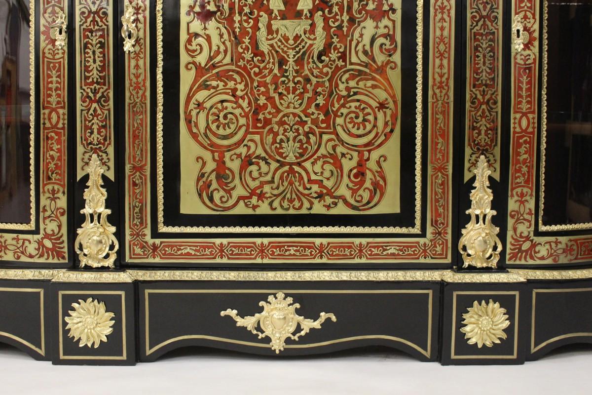 Mid-19th Century Boulle cabinet, France, circa 1860. For Sale