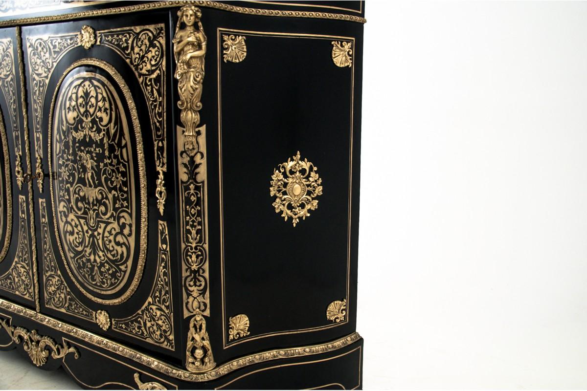 Marble Boulle Cabinet from circa 1860