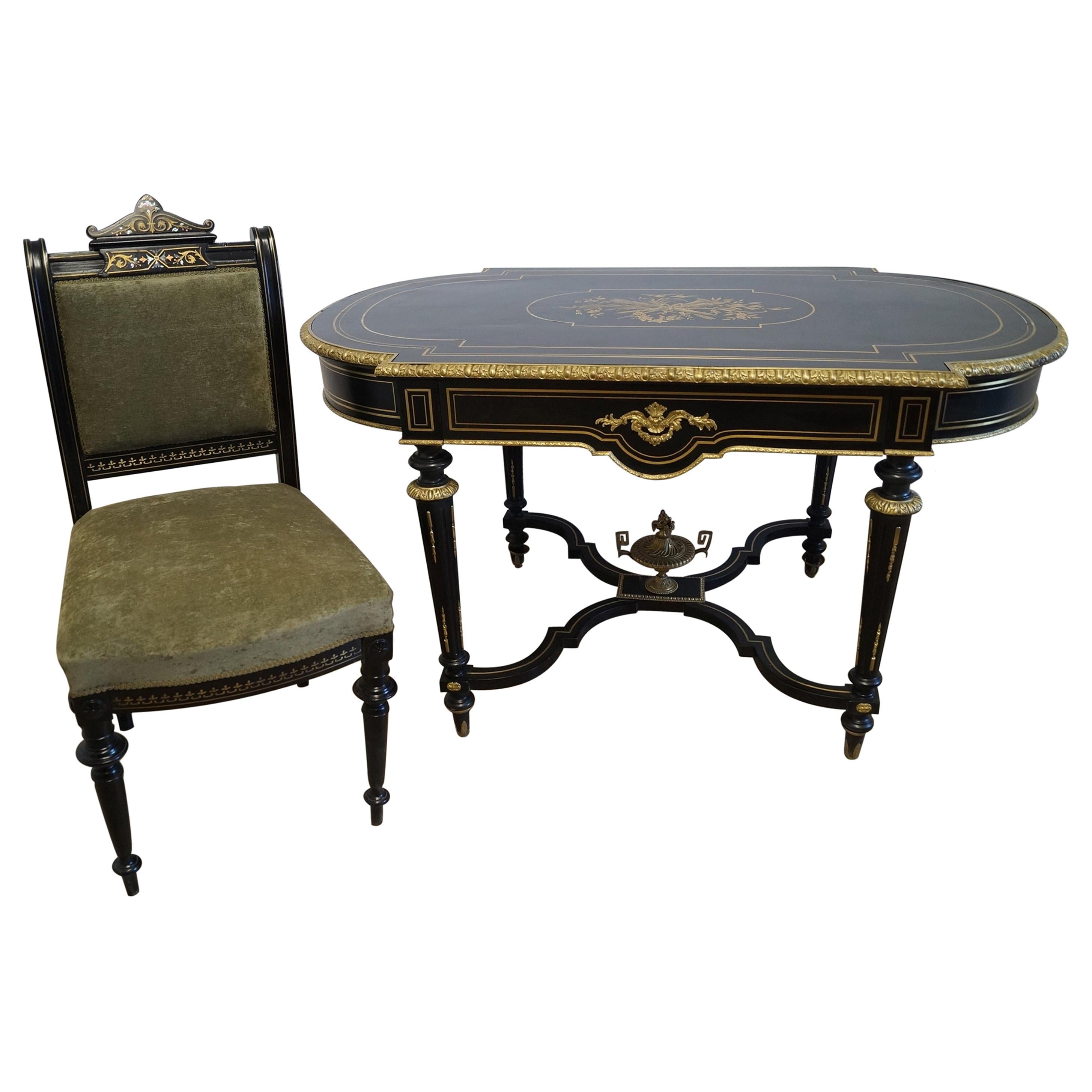 Boulle Desk . For Sale