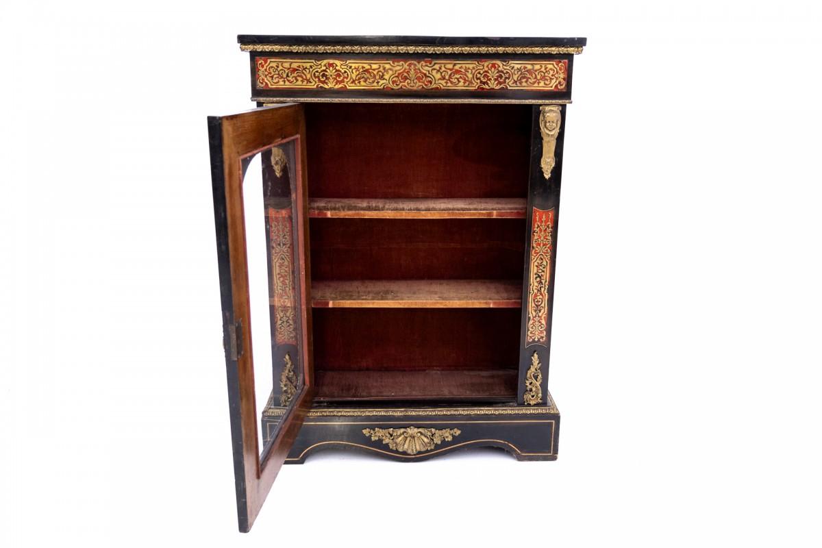 Boulle display cabinet, France, circa 1880. For Sale 3