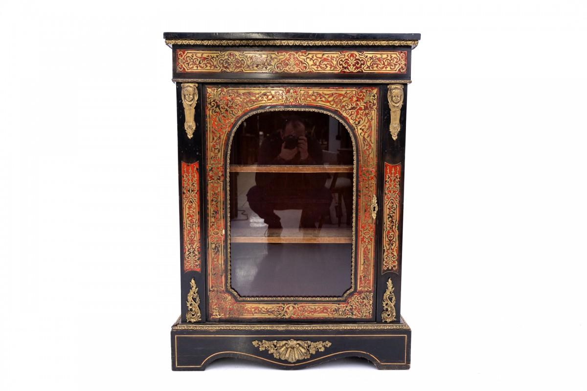 Boulle display cabinet, France, circa 1880. For Sale 6