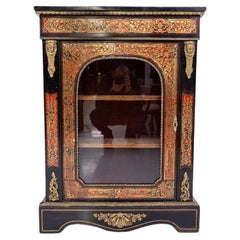 Antique Boulle display cabinet, France, circa 1880.
