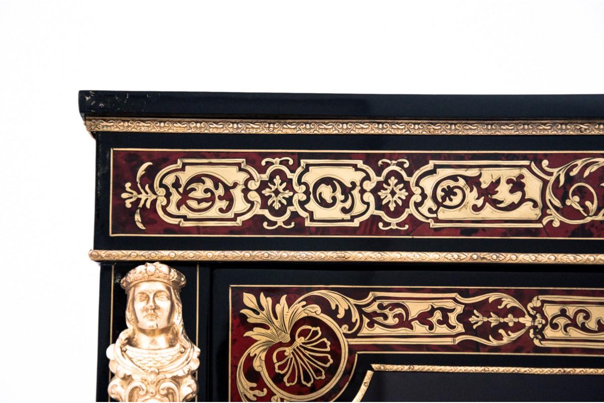 Boulle Display Case, France, 1870, Restored 1