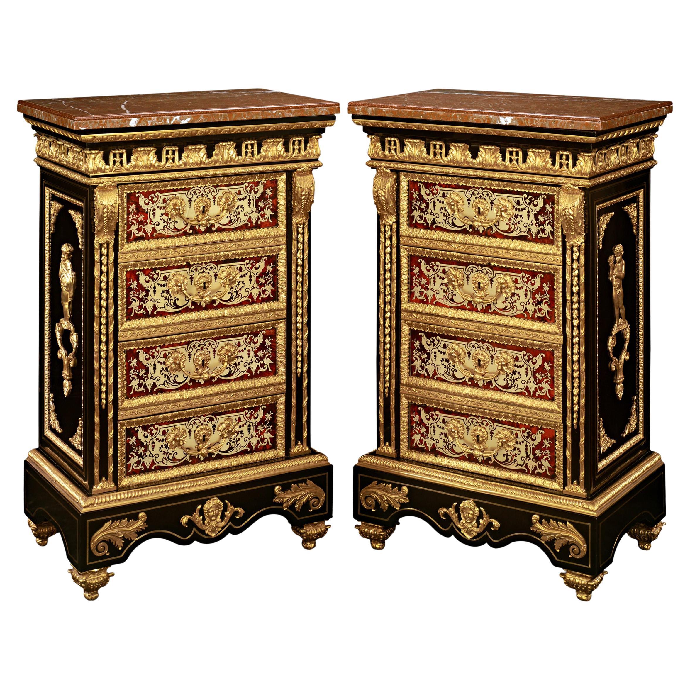 Boulle Marquetry Commodes