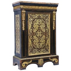 Boulle Marquetry Style Cabinet, France, 18th Century