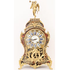 Boulle Pendule with Console, Napoleon III, France 19th Century