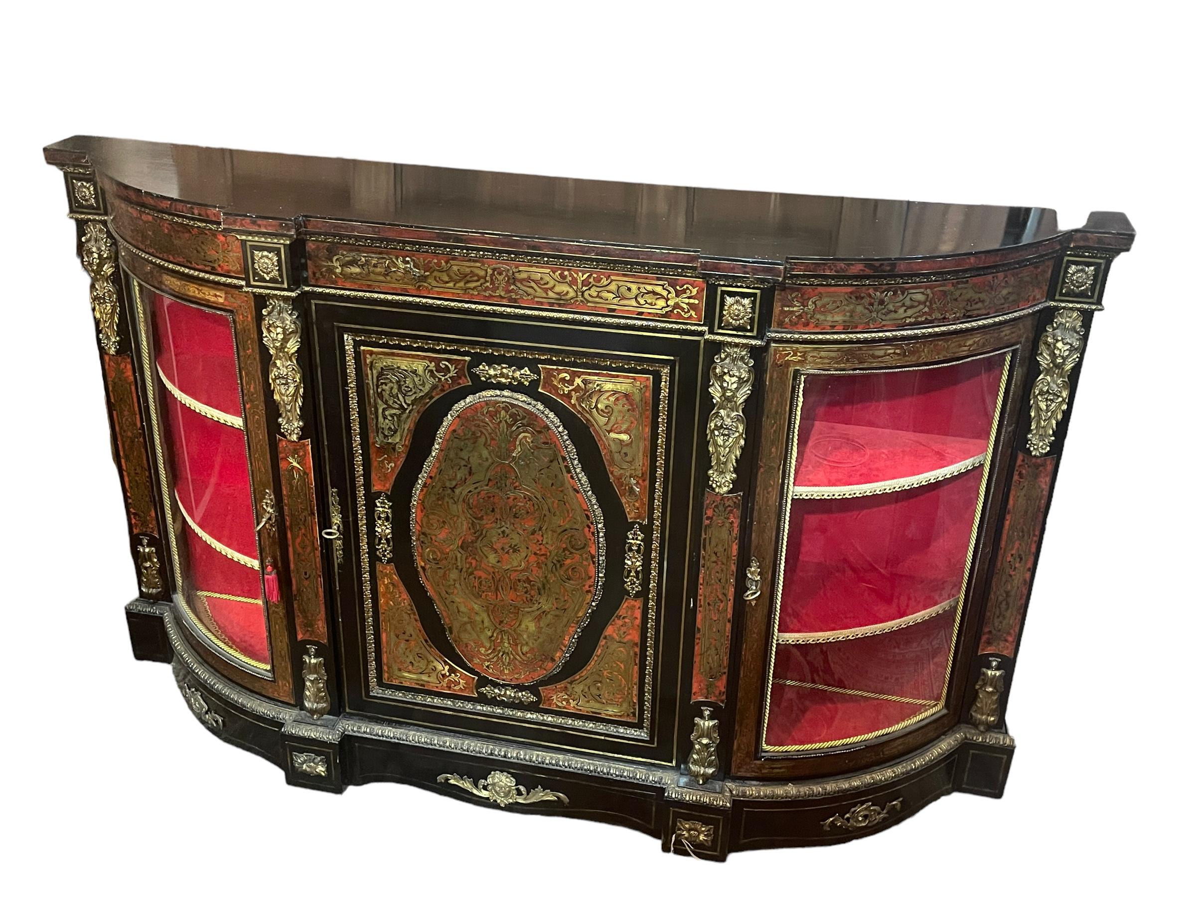 Louis XVI Boulle sideboard, 19th century For Sale