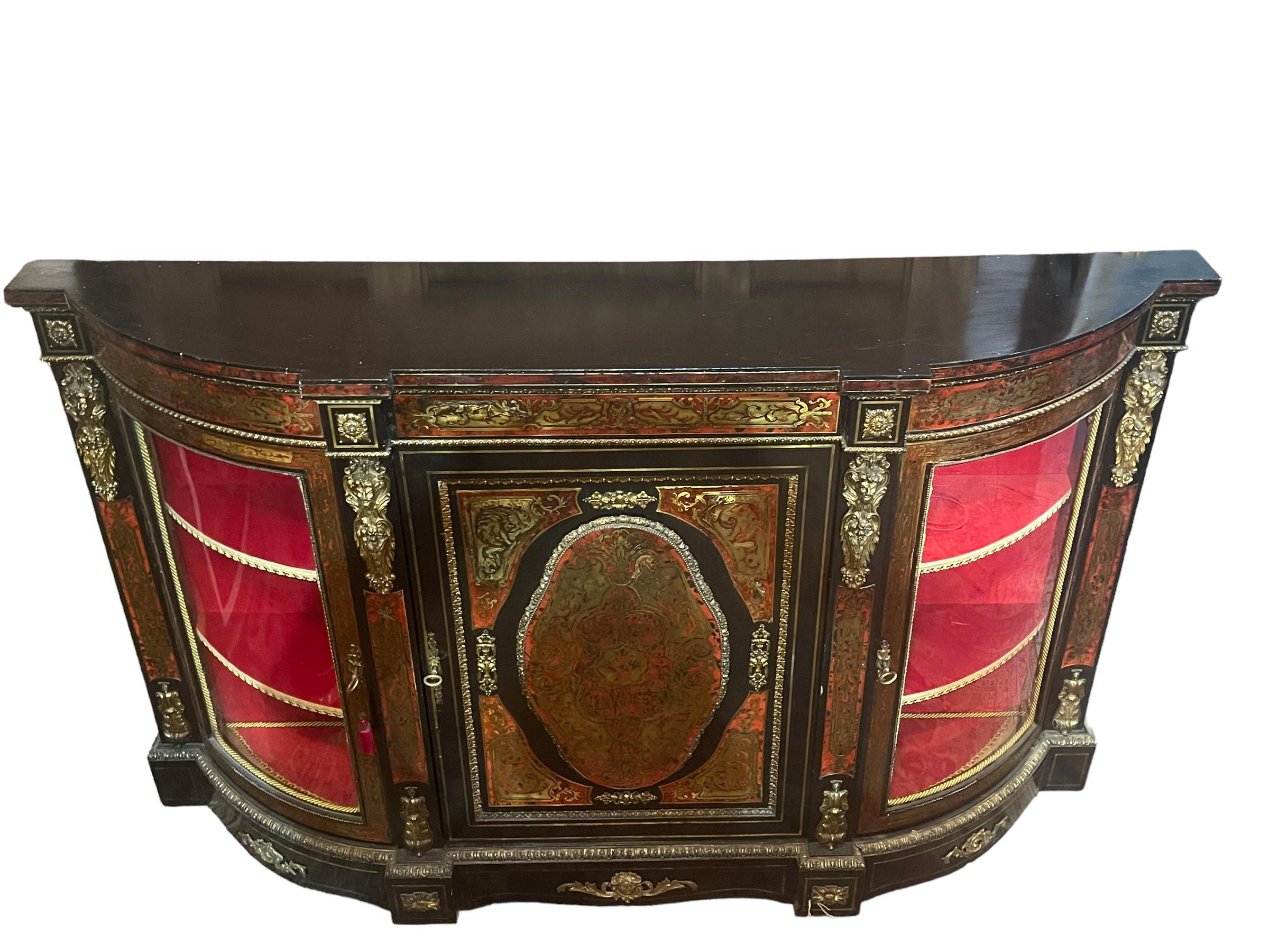 French Boulle sideboard, 19th century For Sale