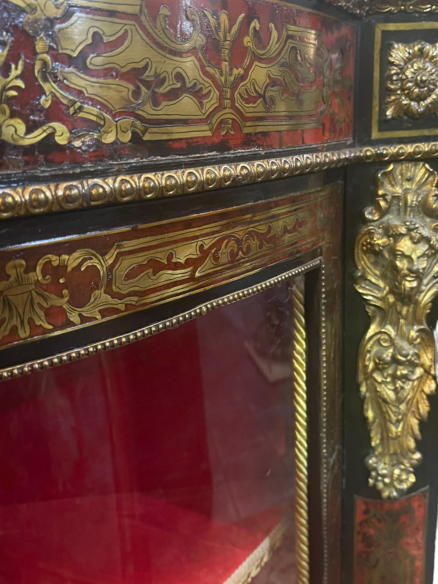 Hand-Crafted Boulle sideboard, 19th century For Sale