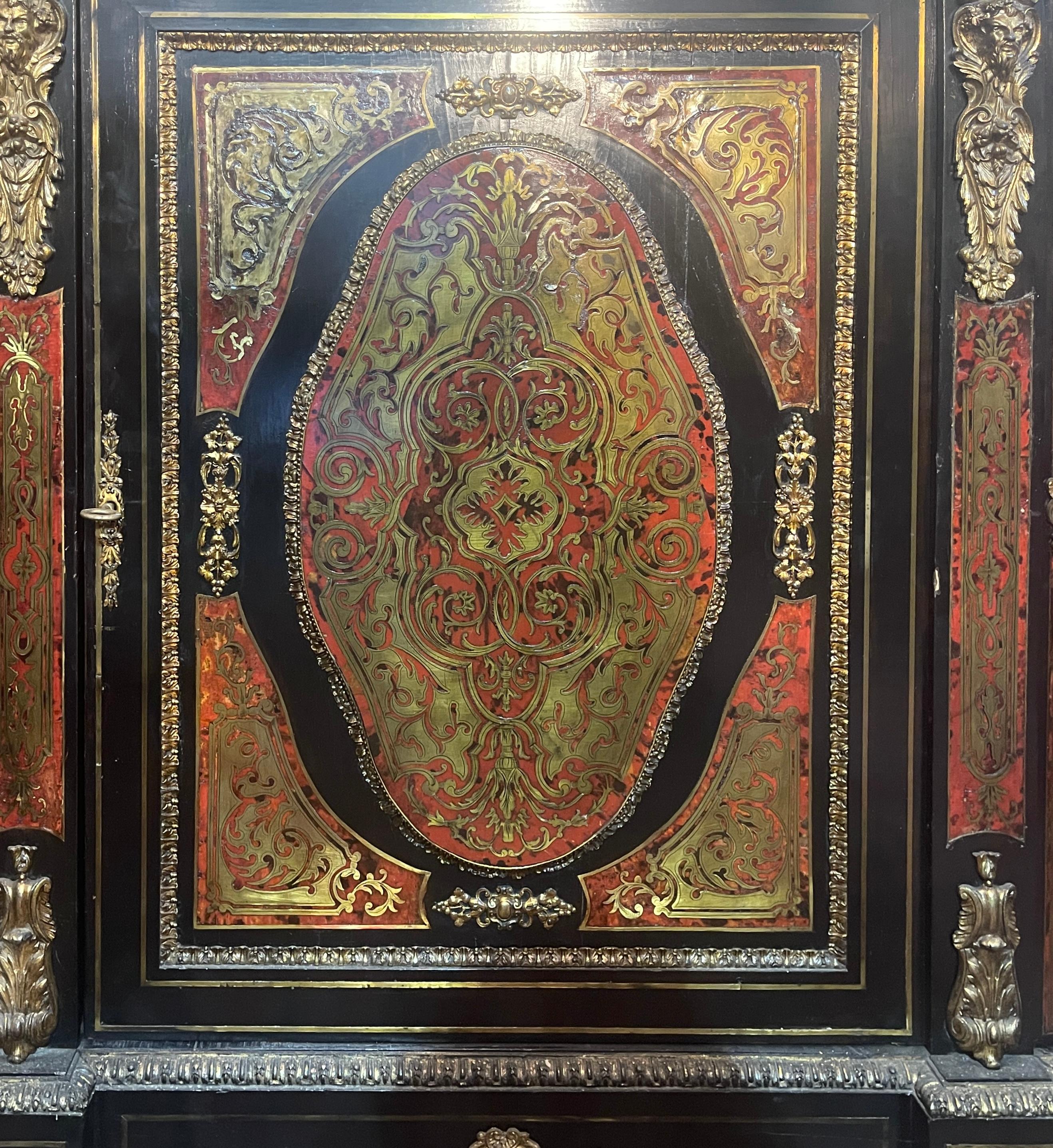 Boulle sideboard, 19th century In Good Condition For Sale In Monza, IT
