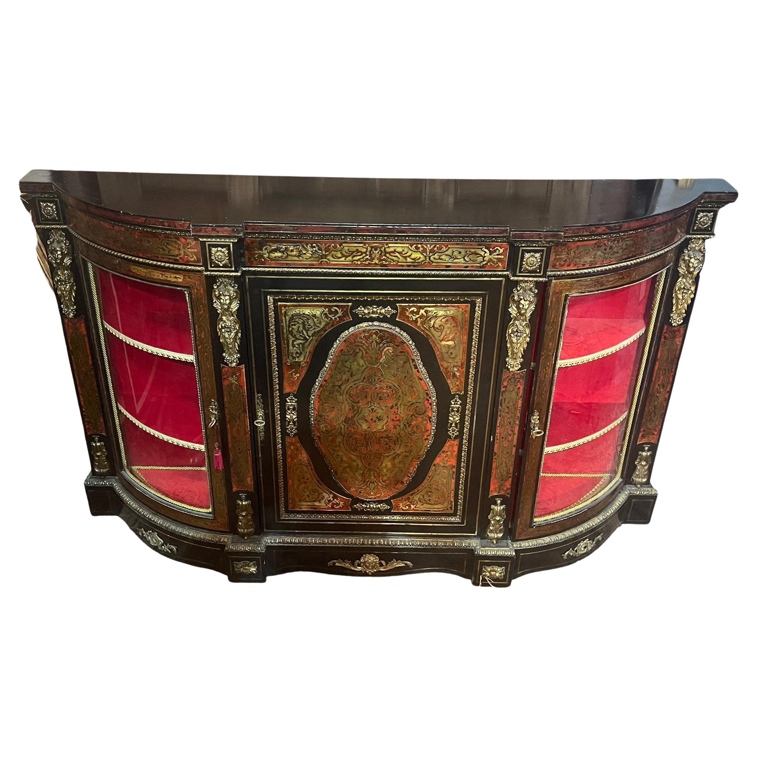 Boulle sideboard, 19th century For Sale
