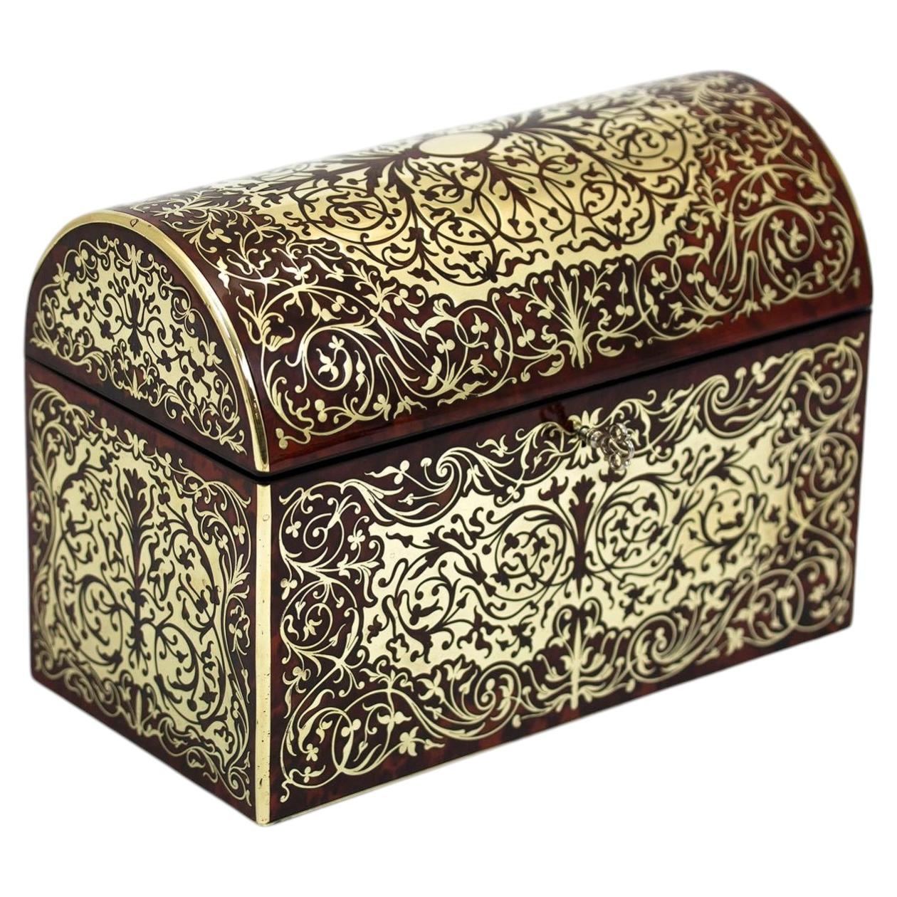 Boulle Schreibwarenbox von Leuchars & Sons