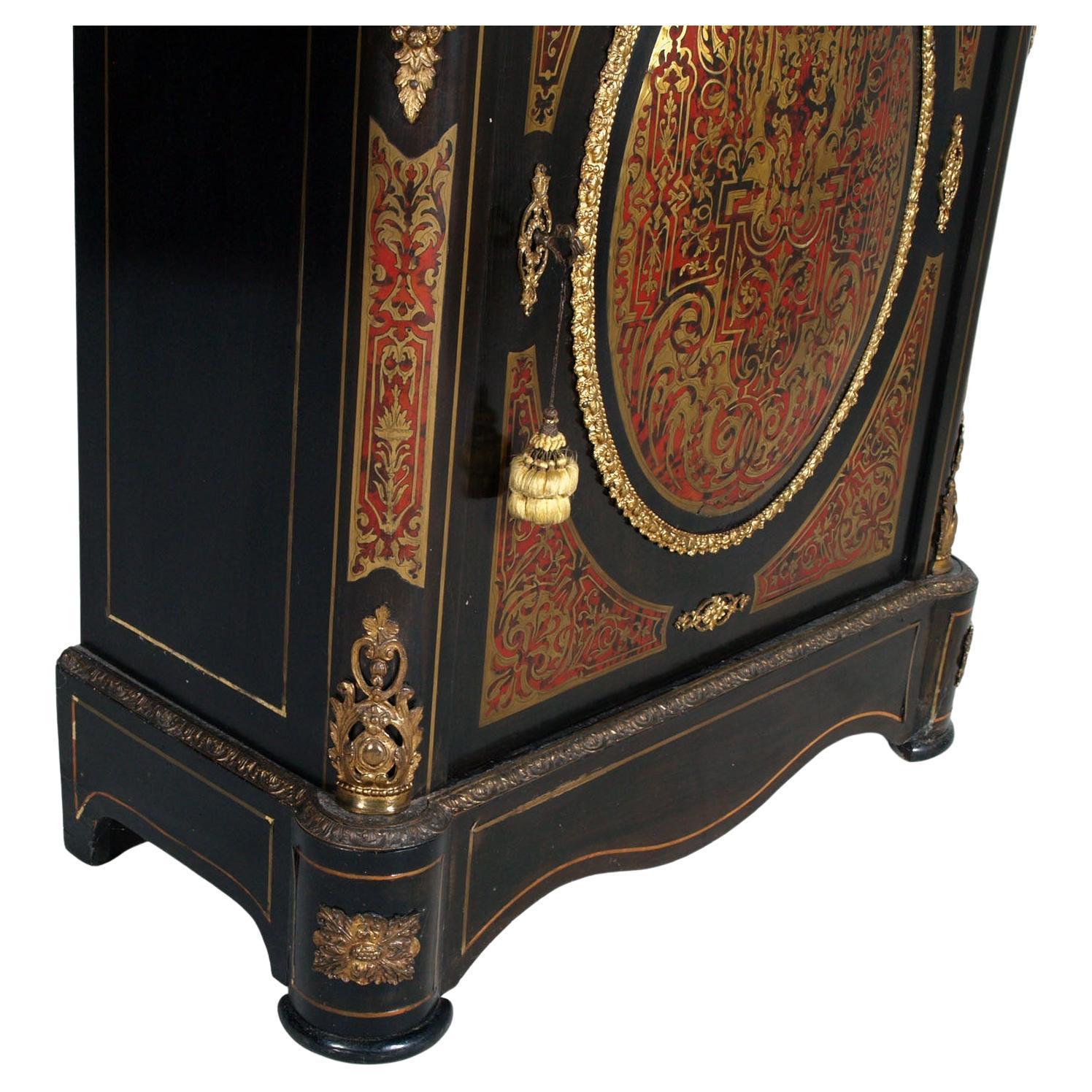 Boulle Style Cabinet , Credenza 19th century, from a Venetian Countryside Villa In condizioni buone in vendita a Vigonza, Padua