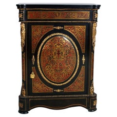 Boulle Style Cabinet , Credenza 19th century, from a Venetian Countryside Villa
