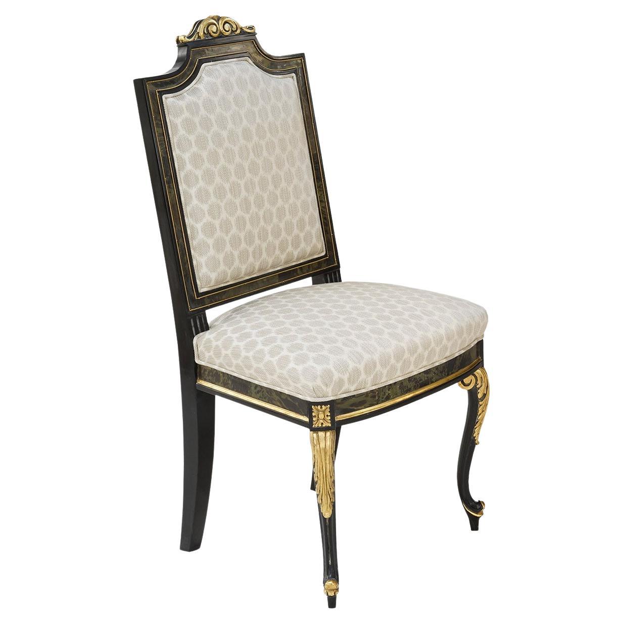 Boulle-style Chair For Sale