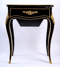 Boulle Work Table - Stamped: L.gradé & Pelcot - Period: XIXth