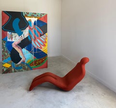 Bouloum Human Form Ergonomic Lounge Chair by Arcanas (Canada) Postmodern Chaise