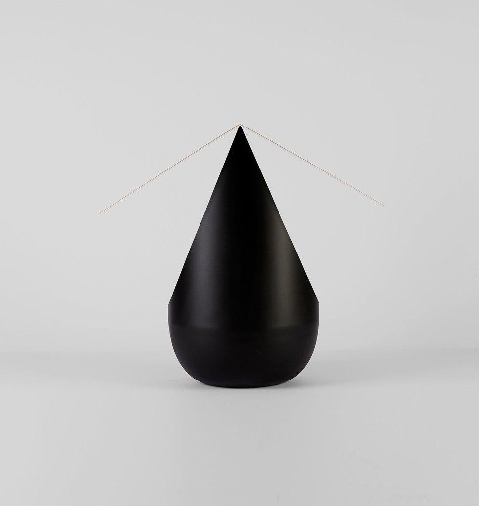 Moderne Lampe de bureau Bounce noire, design Karl Zahn pour Roll & Hill