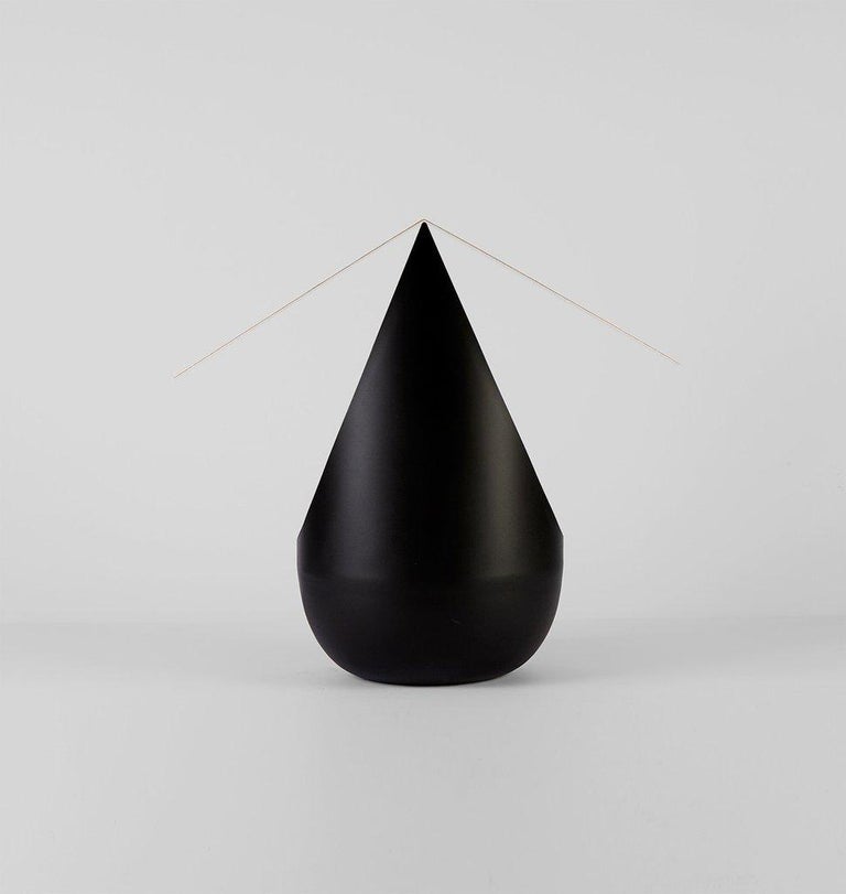 Bounce Table Lamp in Black by Karl Zahn for Roll and Hill For Sale at