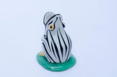 Bouque Holder Ceramic Frog by Edouard Marcel Sandoz