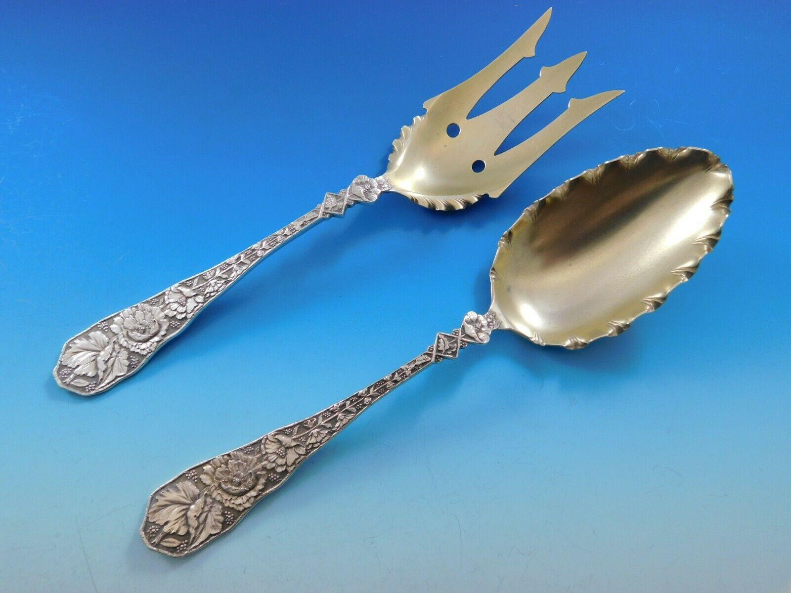 Bouquet by Durgin Sterling Silver Flatware Set for 8 Service 41 Pcs Multi-Motif 1