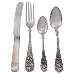 Bouquet by Durgin Sterling Silver Flatware Set for 8 Service 41 Pcs Multi-Motif