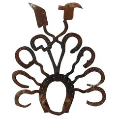Antique Bouquet de Saint Eloi or Farriers Trade Sign