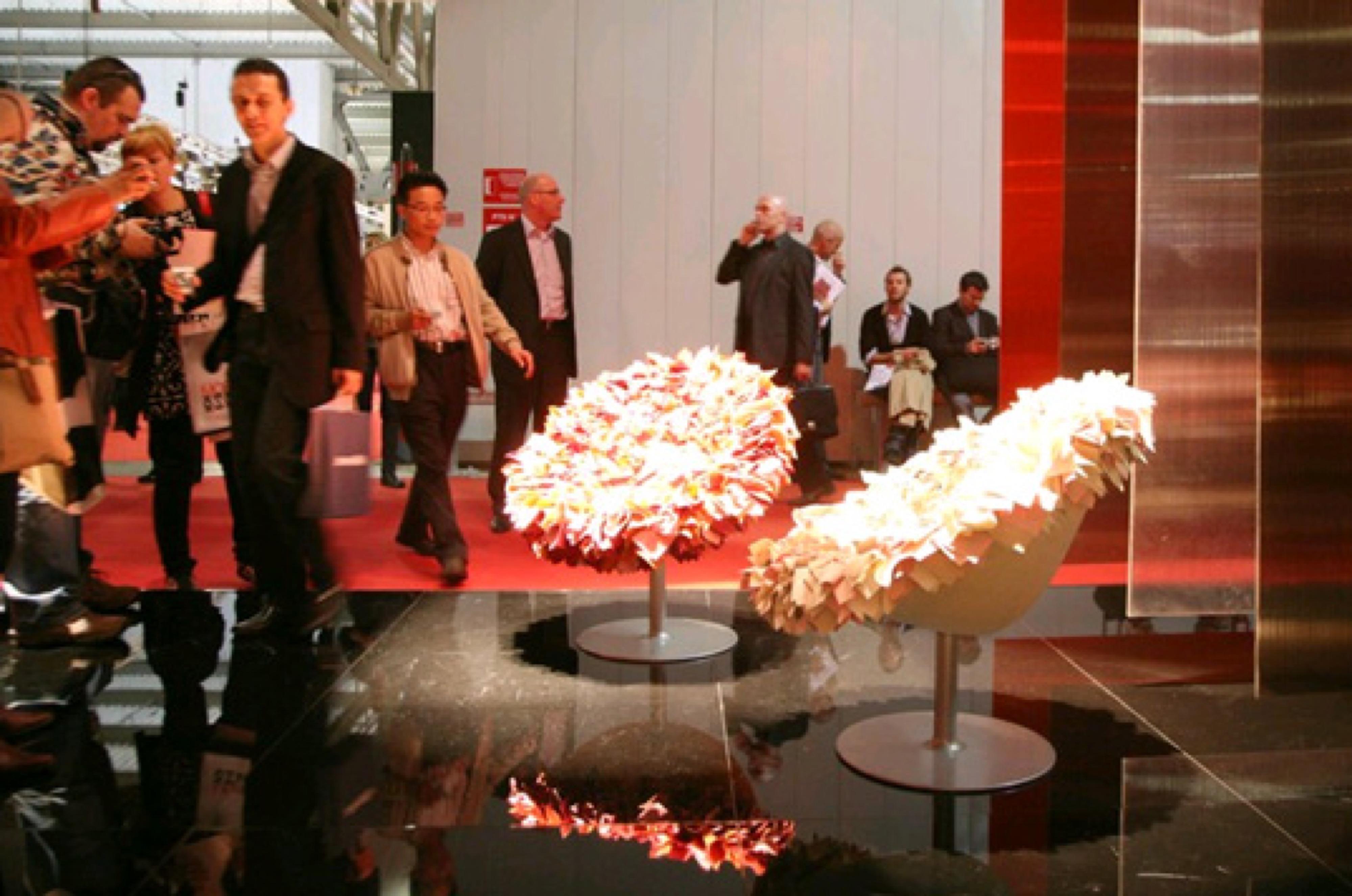 Bouquet-Loungesessel, Rosa Antico, Tokujin Yoshioka, Moroso, Italien, 2008. im Angebot 3
