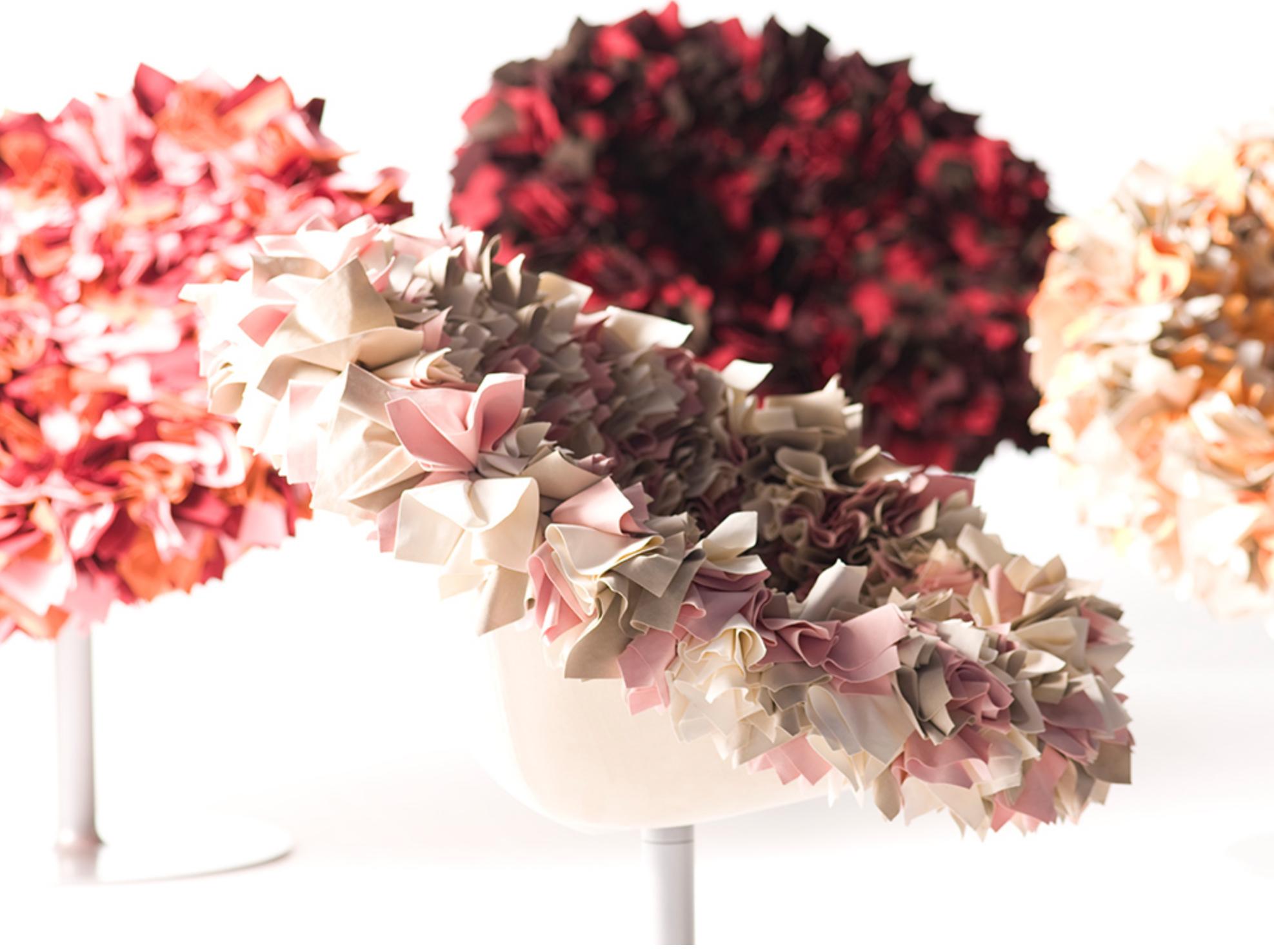 Bouquet-Loungesessel, Rosa Antico, Tokujin Yoshioka, Moroso, Italien, 2008. (Italienisch) im Angebot